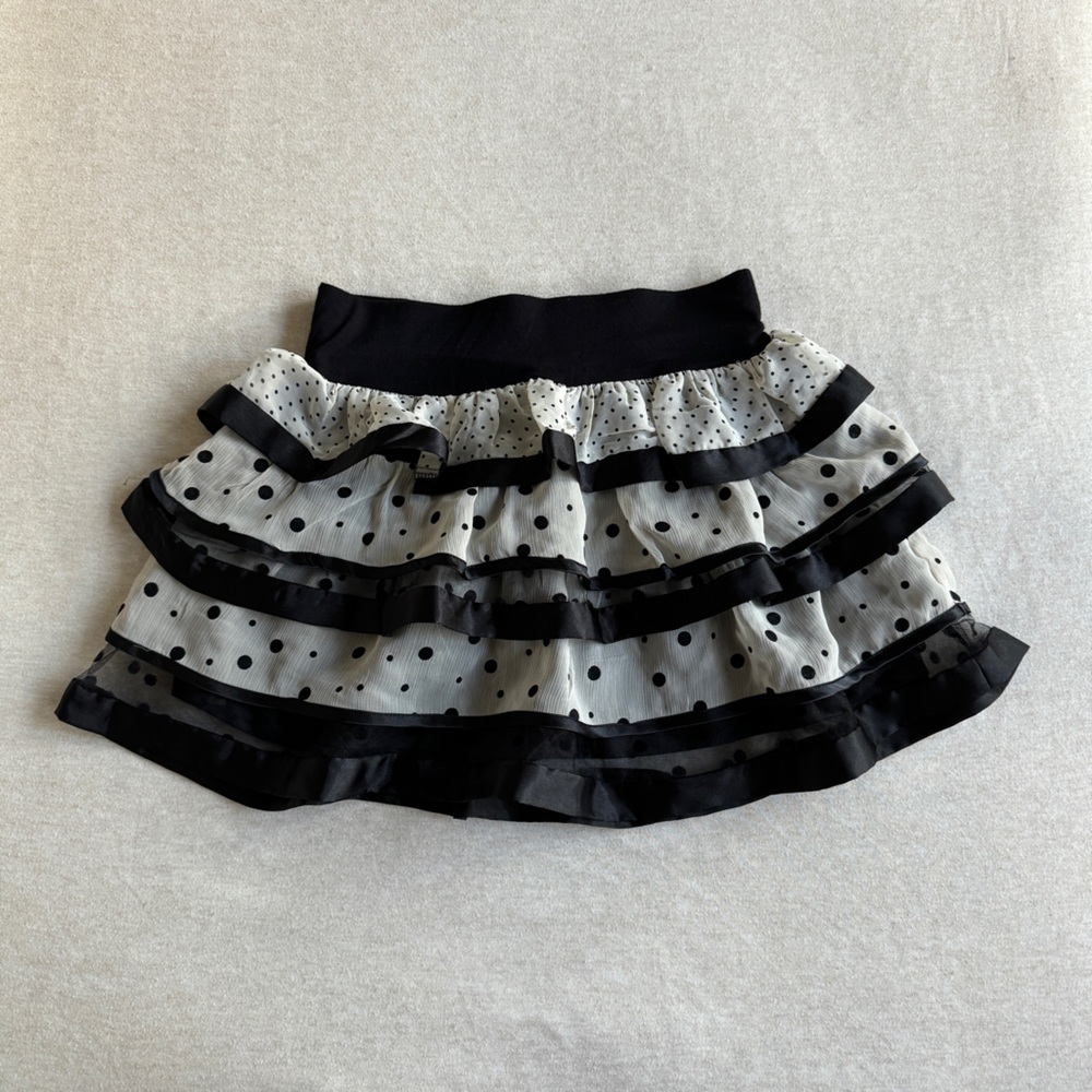 Cute Frill Polka Dot Skirt